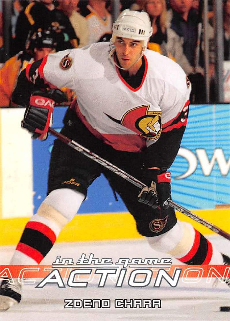 Amazon.com: 2003-04 In The Game Action Hockey #422 Zdeno Chara